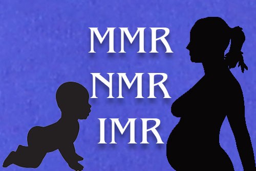 Study to determine the status MMR, NMR and IMR in three districts