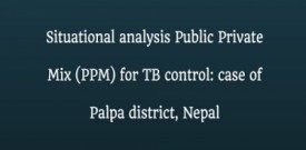 Situational analysis Public Private Mix (PPM) for TB control: case of Palpa district, Nepal